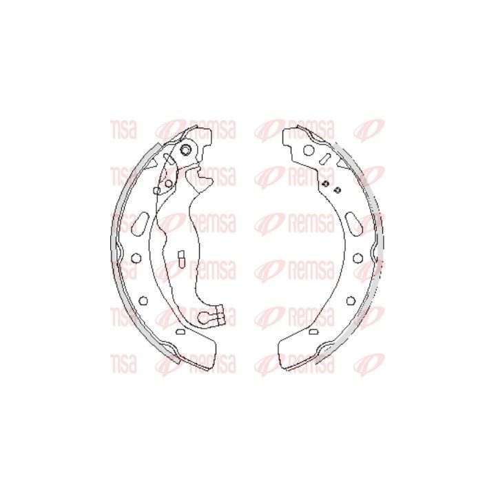 Stabdžių trinkelė REMSA 4242.00