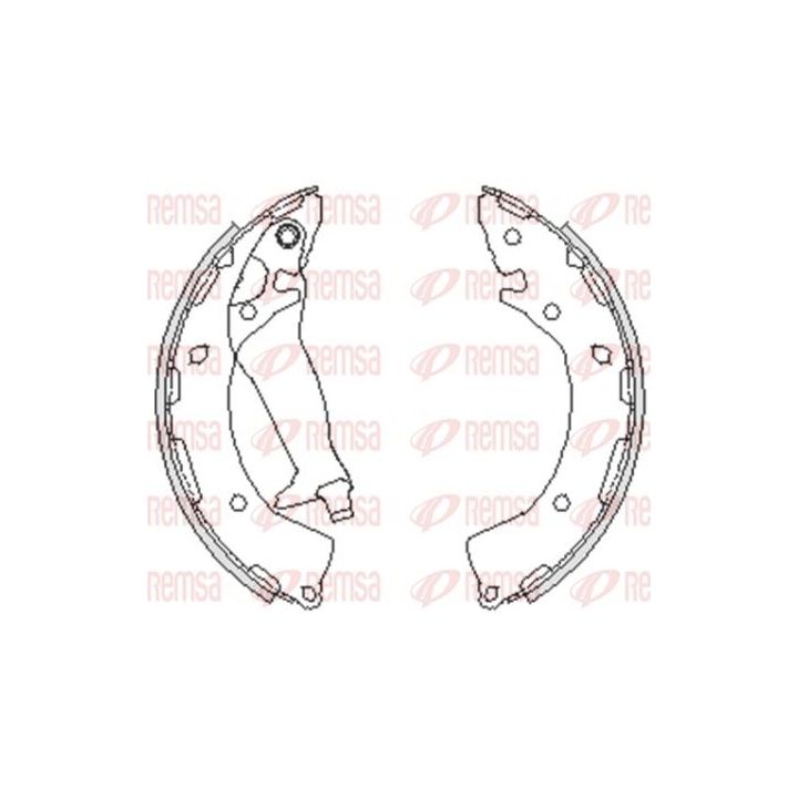 Stabdžių trinkelė REMSA 4248.00