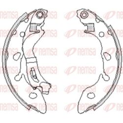 Stabdžių trinkelė REMSA 4249.00