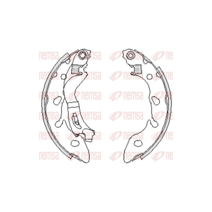 Stabdžių trinkelė REMSA 4249.00