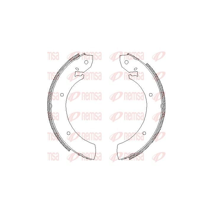 Stabdžių trinkelė REMSA 4250.00