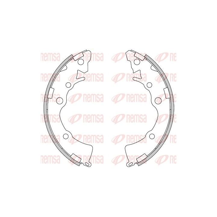 Stabdžių trinkelė REMSA 4271.00