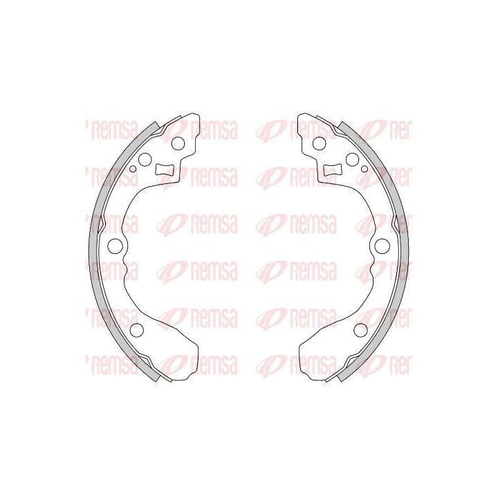 Stabdžių trinkelė REMSA 4275.00