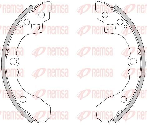 Stabdžių trinkelė REMSA 4275.00