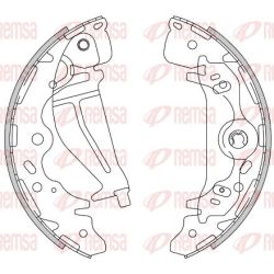 Stabdžių trinkelė REMSA 4276.00