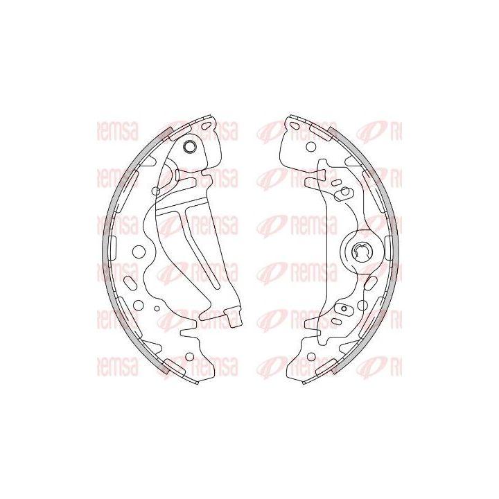 Stabdžių trinkelė REMSA 4276.00