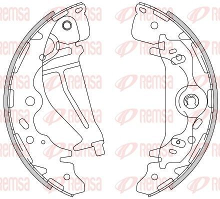 Stabdžių trinkelė REMSA 4276.00