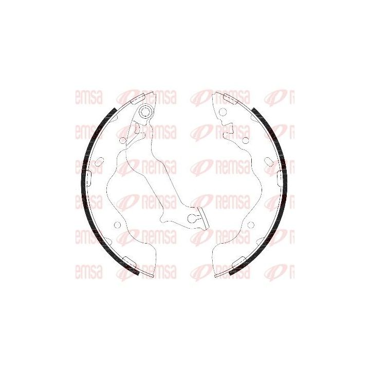 Stabdžių trinkelė REMSA 4287.00