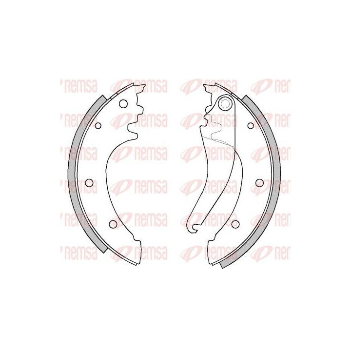 Stabdžių trinkelė REMSA 4290.00