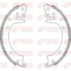 Stabdžių trinkelė REMSA 4326.00