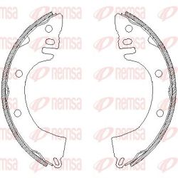 Stabdžių trinkelė REMSA 4368.00