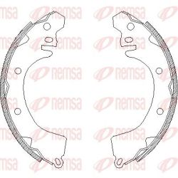 Stabdžių trinkelė REMSA 4370.00