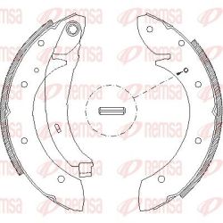 Stabdžių trinkelė REMSA 4396.02
