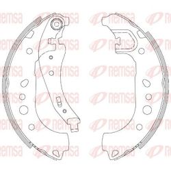 Stabdžių trinkelė REMSA 4443.00