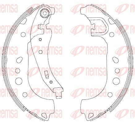 Stabdžių trinkelė REMSA 4443.00