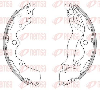 Stabdžių trinkelė REMSA 4492.00