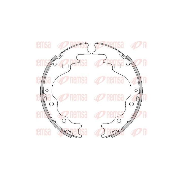 Stabdžių trinkelė REMSA 4497.00