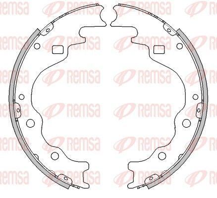 Stabdžių trinkelė REMSA 4497.00