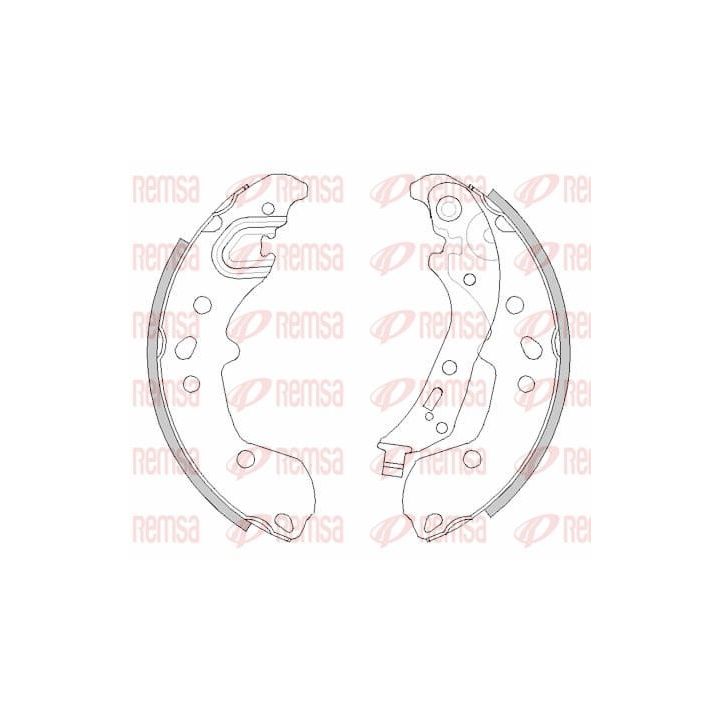 Stabdžių trinkelė REMSA 4498.00