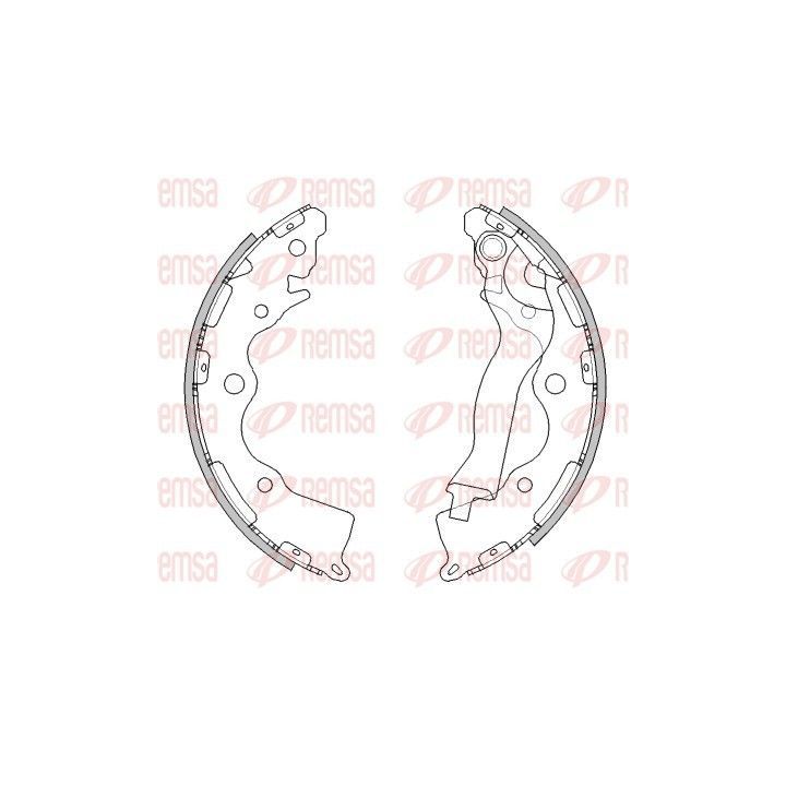 Stabdžių trinkelė REMSA 4525.00