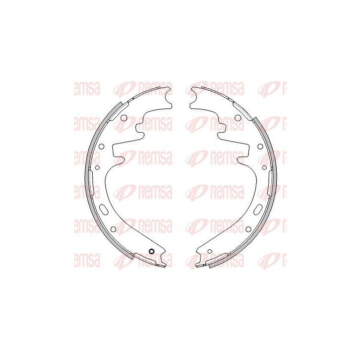 Stabdžių trinkelė REMSA 4533.00