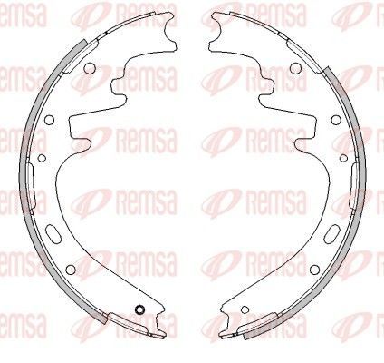 Stabdžių trinkelė REMSA 4533.00