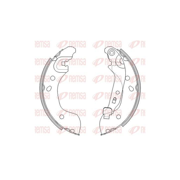 Stabdžių trinkelė REMSA 4536.00