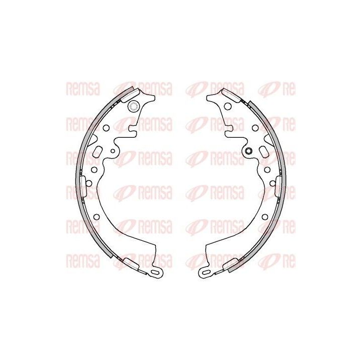 Stabdžių trinkelė REMSA 4538.00