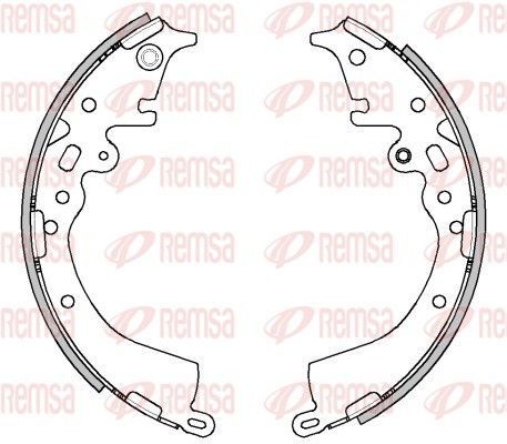 Stabdžių trinkelė REMSA 4538.00