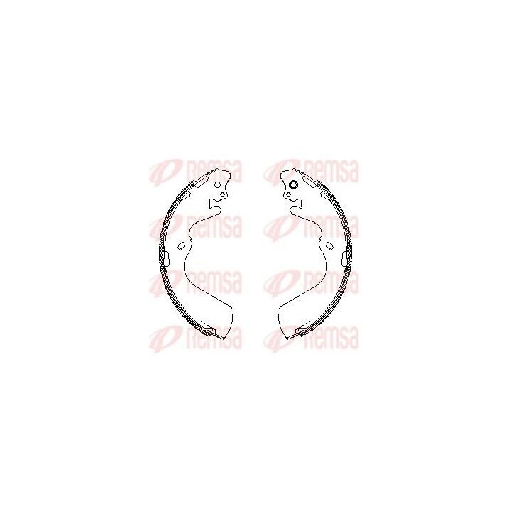 Stabdžių trinkelė REMSA 4548.00