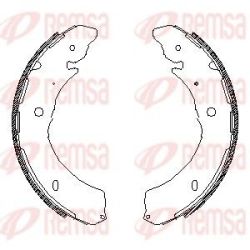 Stabdžių trinkelė REMSA 4549.00