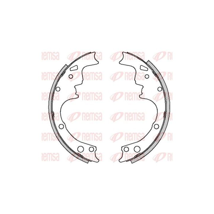 Stabdžių trinkelė REMSA 4638.00