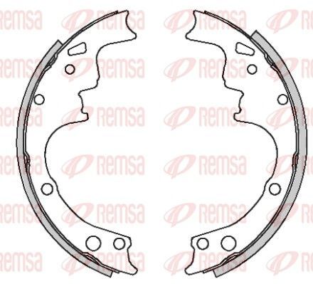 Stabdžių trinkelė REMSA 4638.00