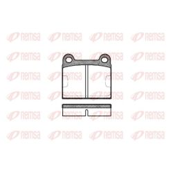 Stabdžių trinkelių rinkinys, diskinis stabdys REMSA 0006.60