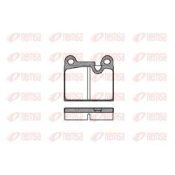 Stabdžių trinkelių rinkinys, diskinis stabdys REMSA 0006.80