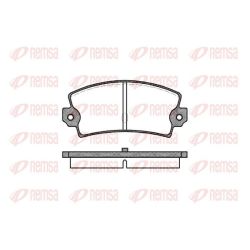 Stabdžių trinkelių rinkinys, diskinis stabdys REMSA 0021.40