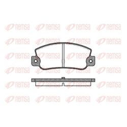 Stabdžių trinkelių rinkinys, diskinis stabdys REMSA 0025.30