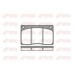 Stabdžių trinkelių rinkinys, diskinis stabdys REMSA 0044.00