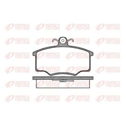 Stabdžių trinkelių rinkinys, diskinis stabdys REMSA 0046.00