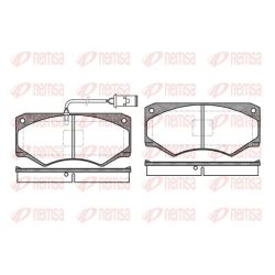 Stabdžių trinkelių rinkinys, diskinis stabdys REMSA 0047.52