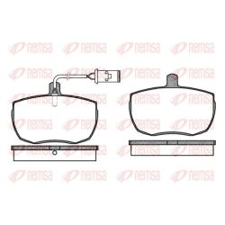 Stabdžių trinkelių rinkinys, diskinis stabdys REMSA 0056.22