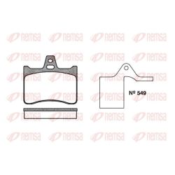 Stabdžių trinkelių rinkinys, diskinis stabdys REMSA 0088.10