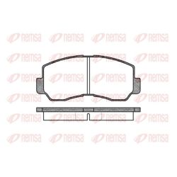 Stabdžių trinkelių rinkinys, diskinis stabdys REMSA 0094.40