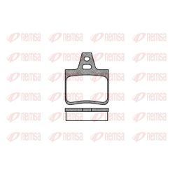 Stabdžių trinkelių rinkinys, diskinis stabdys REMSA 0102.10