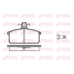 Stabdžių trinkelių rinkinys, diskinis stabdys REMSA 0128.00