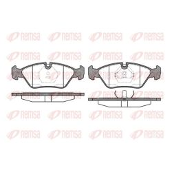 Stabdžių trinkelių rinkinys, diskinis stabdys REMSA 0139.00