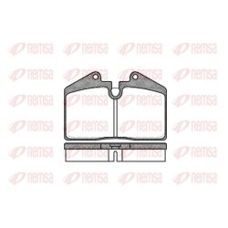 Stabdžių trinkelių rinkinys, diskinis stabdys REMSA 0140.10