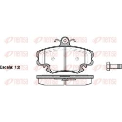 Stabdžių trinkelių rinkinys, diskinis stabdys REMSA 0141.20