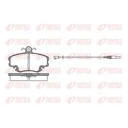 Stabdžių trinkelių rinkinys, diskinis stabdys REMSA 0141.32