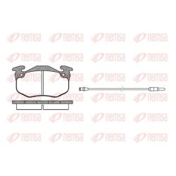 Stabdžių trinkelių rinkinys, diskinis stabdys REMSA 0144.32